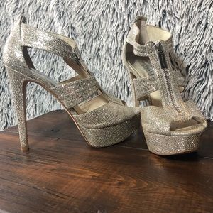 Michael Kors Berkley Silver Heels